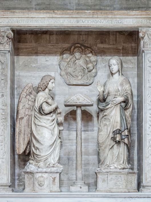 Annunciazione, Antonello Gagini, Bagaladi, Chiesa di S. Teodoro Martire